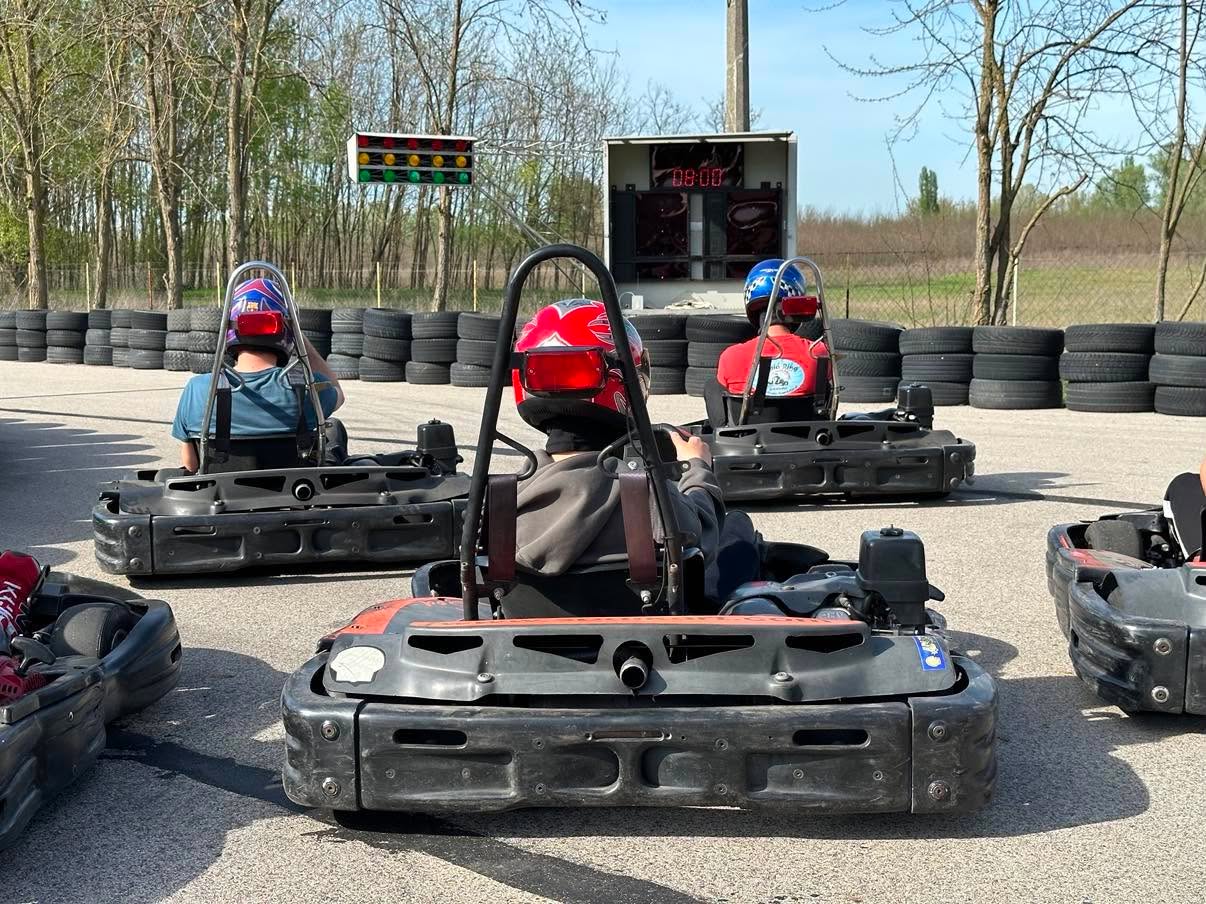 Sport gokart közelről